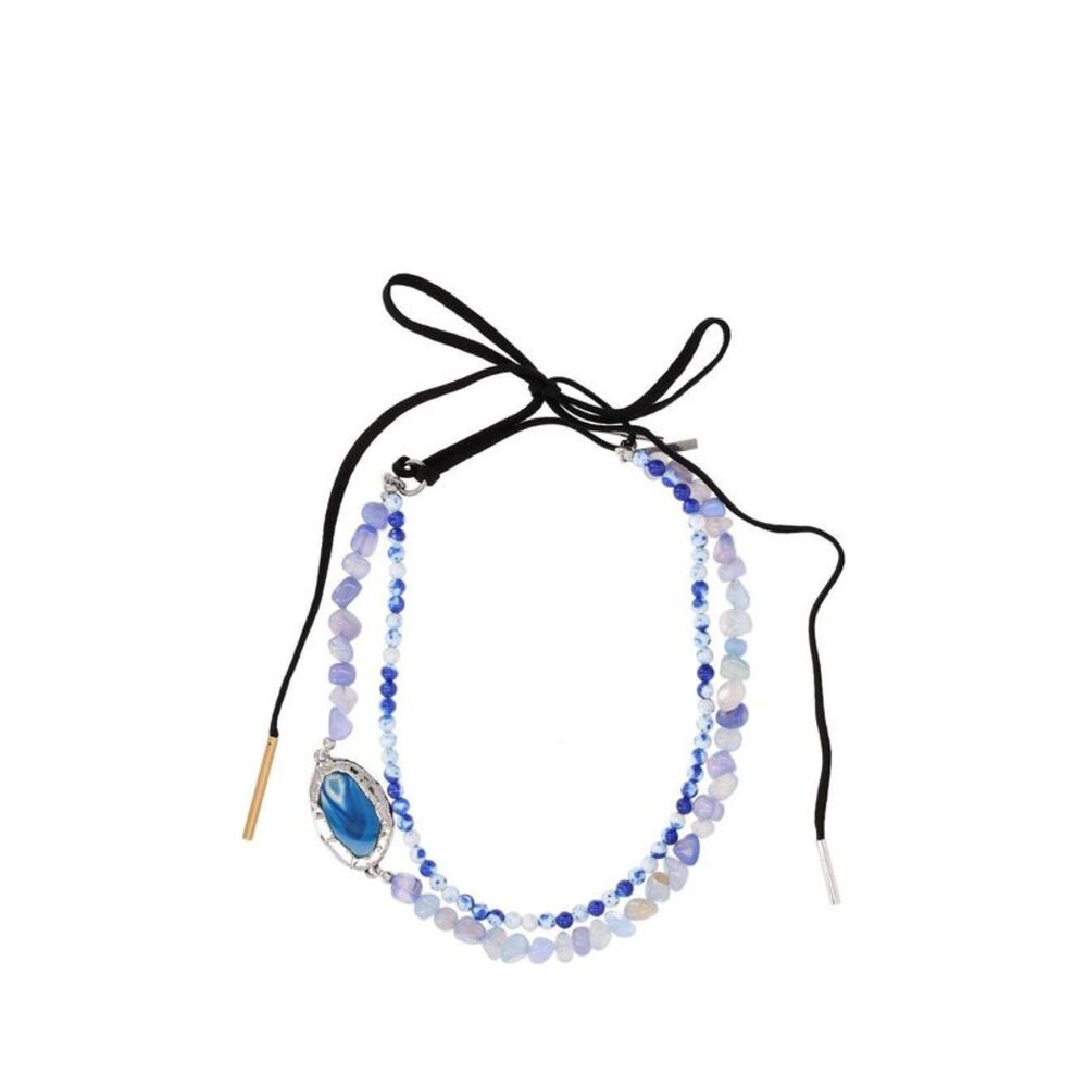 Dries Van Noten Women Necklace With Multicolored Stones